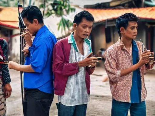 Image similar to indonesians smoking cigarettes