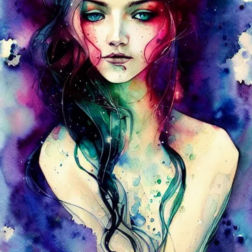 Image similar to watercolor lovers by anna dittmann, agnes cecile, william turner