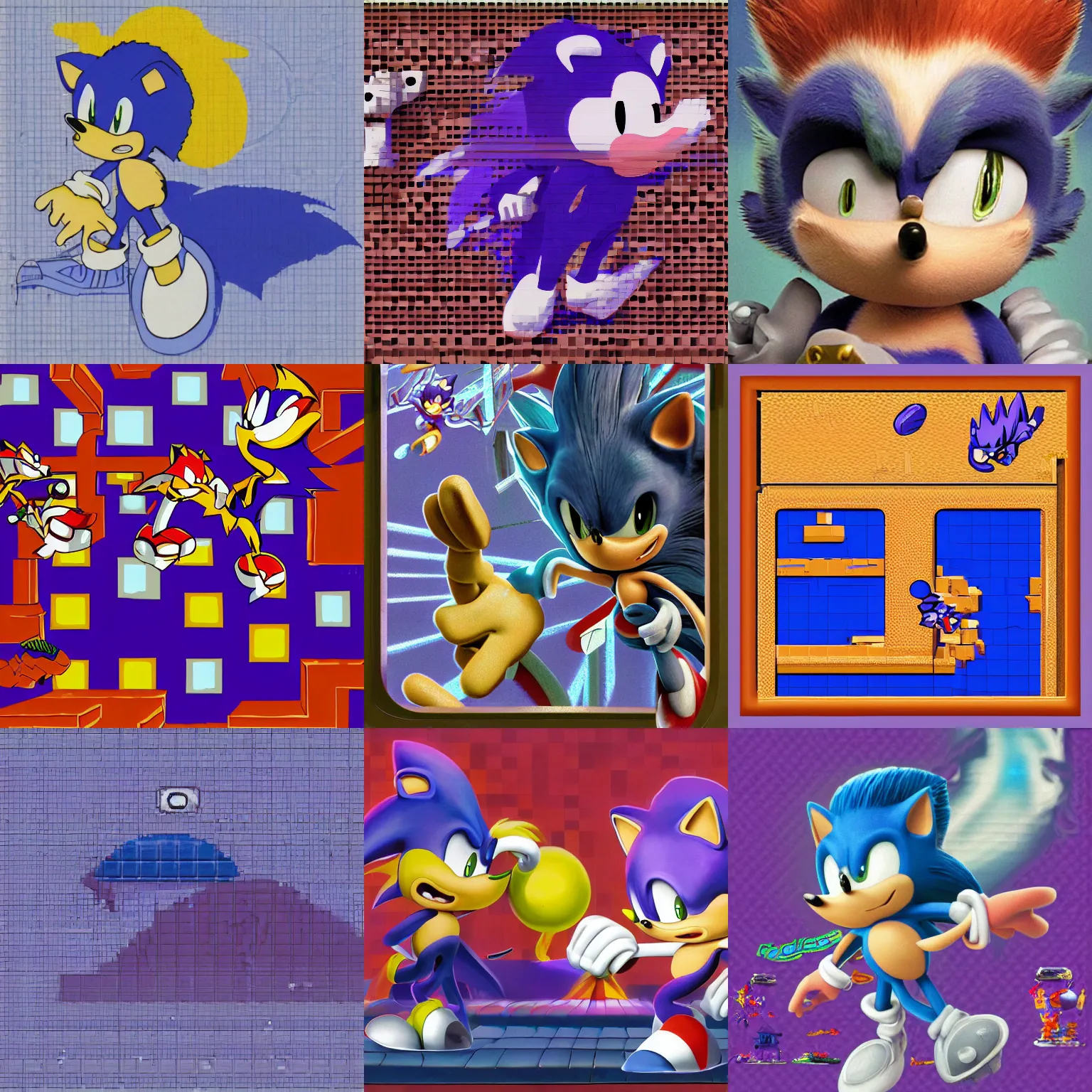 Hedgehog Animal Sprite Sky Art, sonic the hedgehog pixel, purple