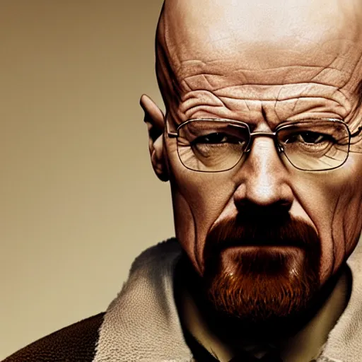 Image similar to Walter white played by Jesus Christ, 4k, realistic, film still