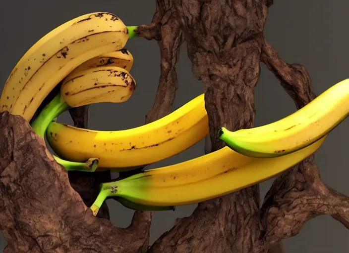 Image similar to Banana. Highly detailed. 8k. Fantasy horror.