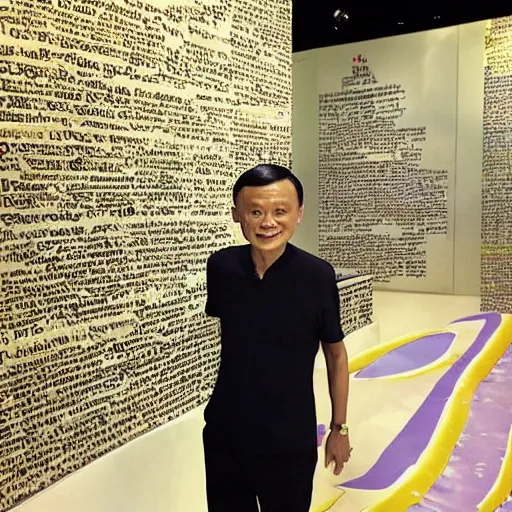 Prompt: jack ma in heaven