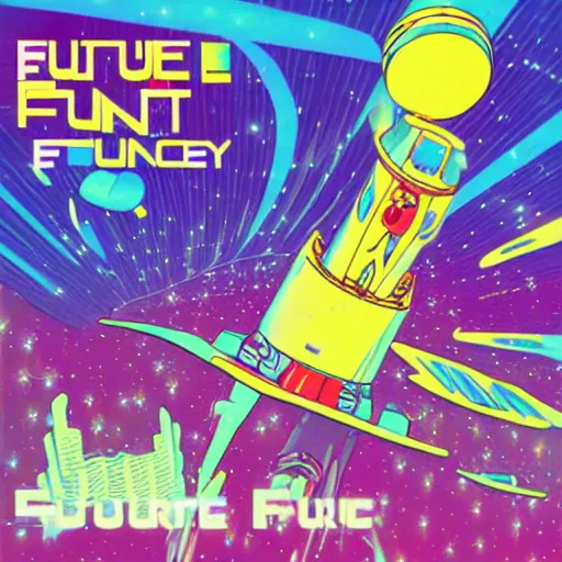 Image similar to future funk space city -768