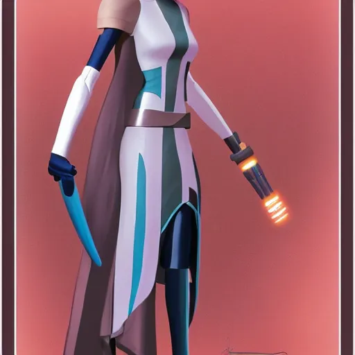 Image similar to ahsoka tano designed by Ralph McQuarrie