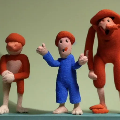 Prompt: claymation