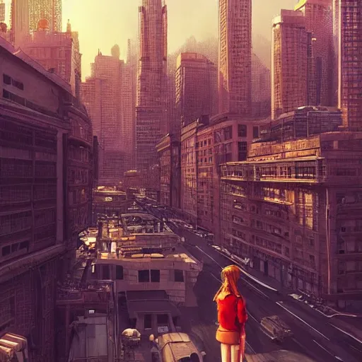 Prompt: insanely detailed. instagram photo, kodak portra. by wlop, ilya kuvshinov, krenz cushart, greg rutkowski, pixiv. zbrush sculpt, octane, maya, houdini, vfx. huge cityscape. cinematic dramatic atmosphere, sharp focus, volumetric lighting, dontsmkoemycats on instagram,