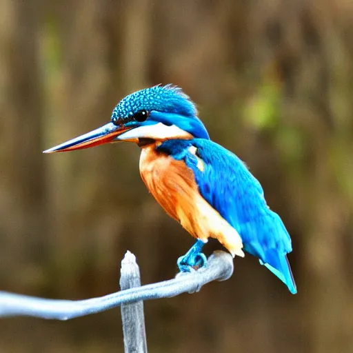 Image similar to a kingfisher formed from coloured smoke