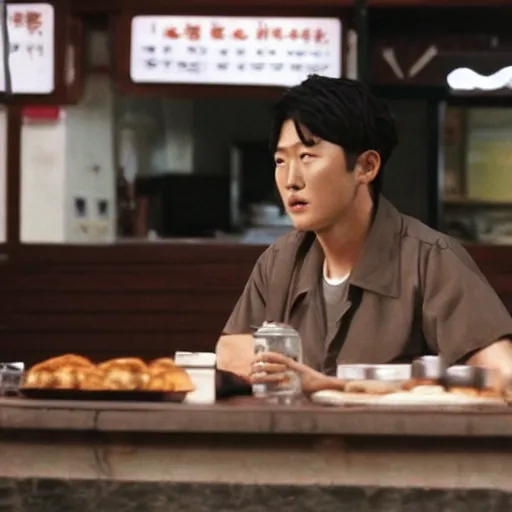 Image similar to movie still of son heung-min as knish in rounders,