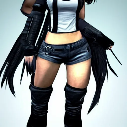 Prompt: Tifa Lockhart from Final Fantasy VII Remake (2020)