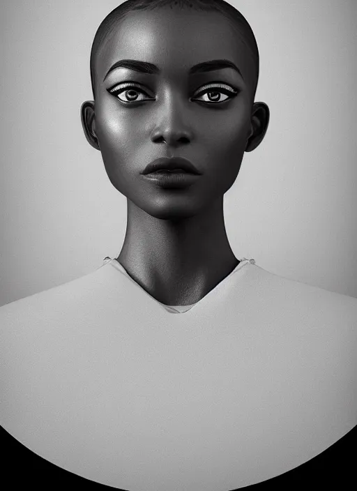 Image similar to photo of a stunningly beautiful young black woman, highly detailed, 3 5 mm photo, artstation, concept art, sharp focus, 2 8 mm macro photo, incredibly beautiful and symmetrical face, incredibly detailed, award winning art, royal