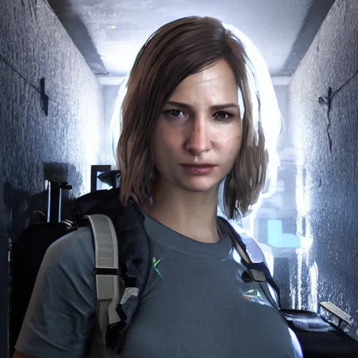 Prompt: In-game screenshot of Supermassive Games's No One's Ever Really Gone, full-figure render of a main character, Unreal Engine 4
