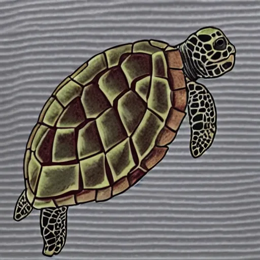 Image similar to never ending turtle