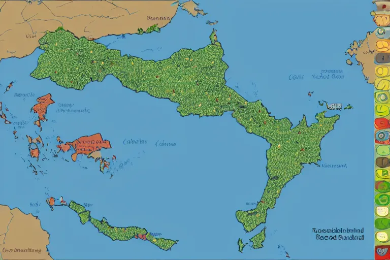Image similar to map where russia is completely landlocked by ukraine