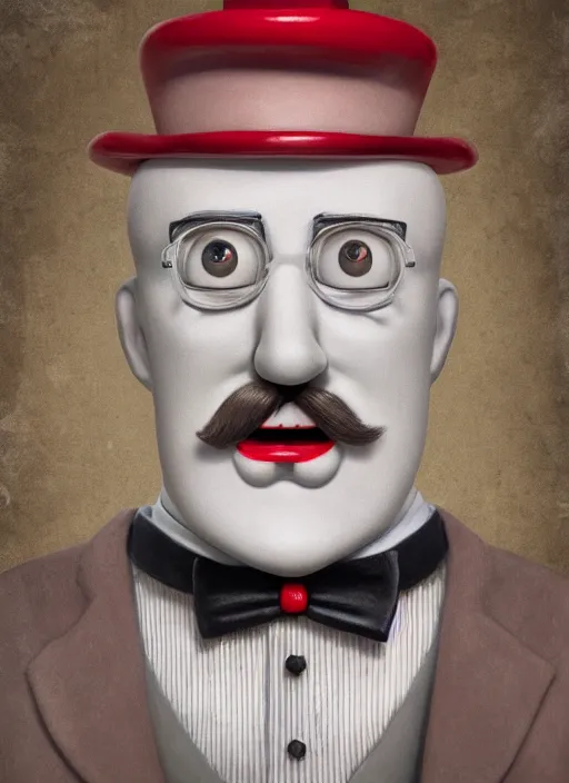 Prompt: closeup portrait of monopoly man as a biblical angle, depth of field, zeiss lens, detailed, symmetrical, centered, fashion photoshoot, by nicoletta ceccoli, mark ryden, lostfish, breathtaking, 8 k resolution, extremely detailed, beautiful, establishing shot, artistic, hyperrealistic, octane render