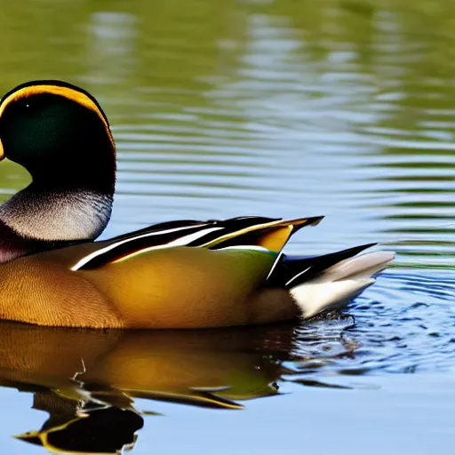 Image similar to a crowned duck