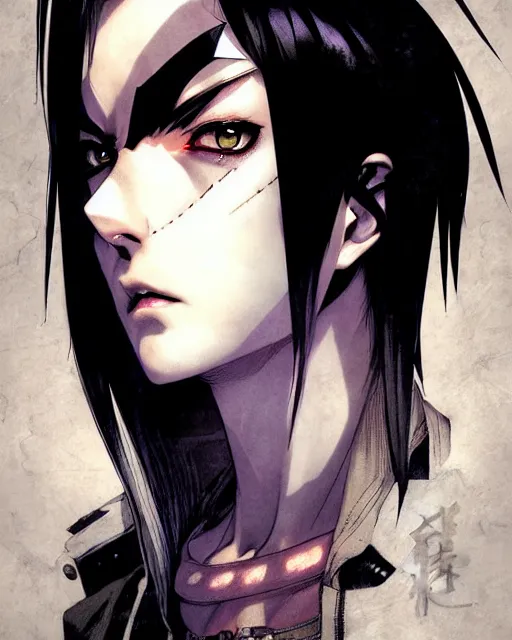 Image similar to portrait Anime Batman grunge punk sharp fine-face, pretty face, realistic shaded Perfect face, fine details. Anime. Gotham realistic shaded lighting by katsuhiro otomo ghost-in-the-shell, magali villeneuve, artgerm, rutkowski Jeremy Lipkin and Giuseppe Dangelico Pino and Michael Garmash and Rob Rey