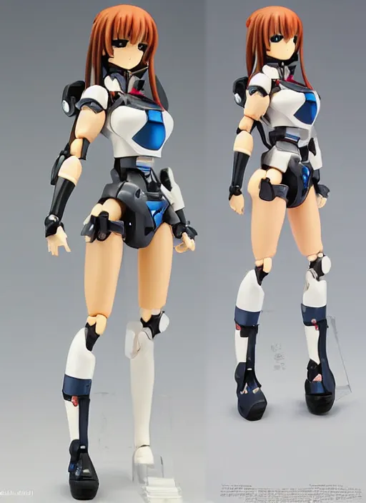 Image similar to Girl in magic mecha, portrait of the action figure of a girl, with bare legs，in the style of Kotobukiya ，anime figure