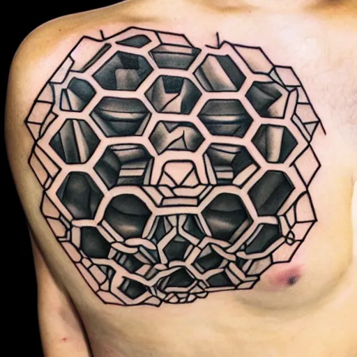Tattoo Honeycomb Different Artists | TikTok