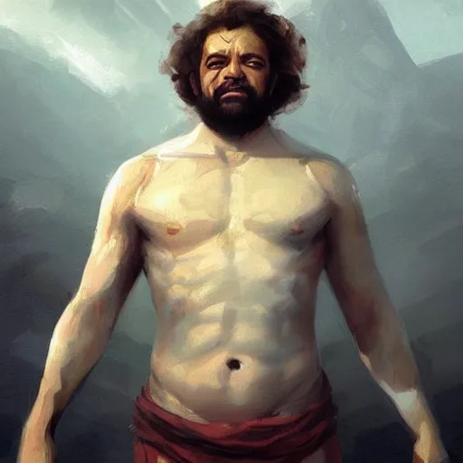 Image similar to luiz inacio lula da silva as a greek god, ultra realistic face and body dimensions, by greg rutkowski, pinterest