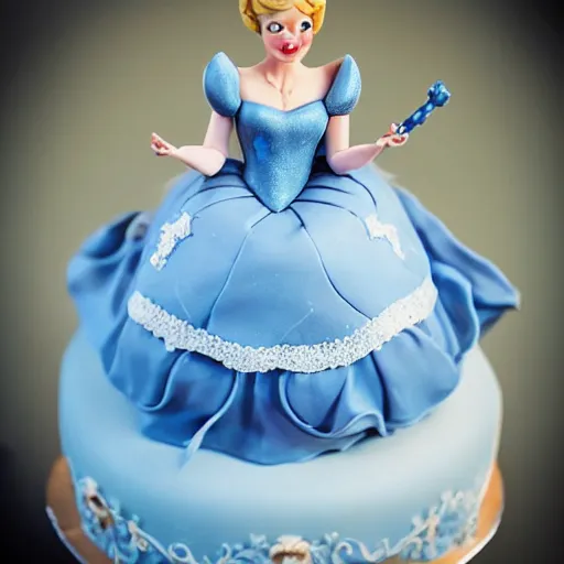 Marvelous Cinderella Cake - Between The Pages Blog