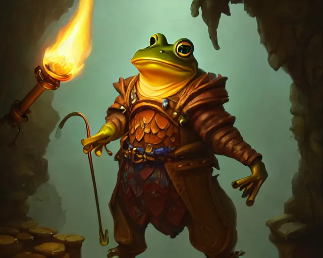 an anthropomorphic frog shopkeeper from final fantasy