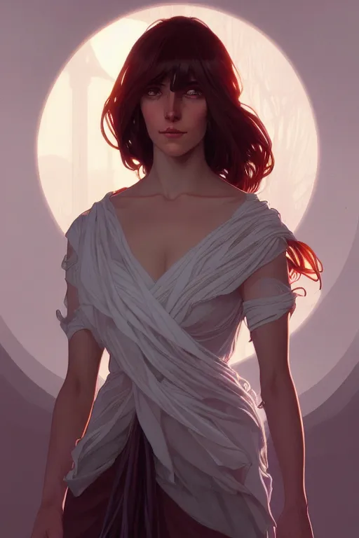 Prompt: a portrait of hange zoe, fantasy, sharp focus, intricate, elegant, digital painting, artstation, matte, highly detailed, concept art, illustration, ambient lighting, art by ilya kuvshinov, artgerm, alphonse mucha, and greg rutkowski