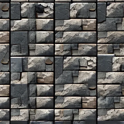 Prompt: stylized stone cladding texture by fortiche - trending on artstation and fanny vergne and michael vicente, arcane