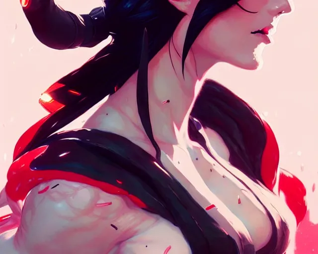 Image similar to a ultradetailed painting of vayne from league of legends by conrad roset, greg rutkowski and makoto shinkai trending on artstation