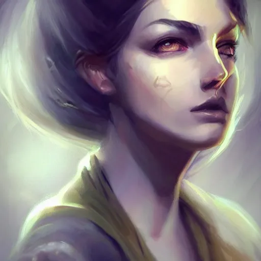 Prompt: a painting in the style of charlie bowater and in the style of stephen bauman. smooth, sharp focus, semi - realism.