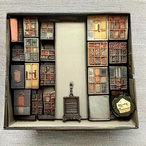 Image similar to endless doors diorama box