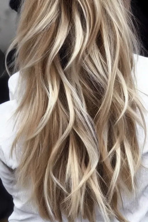 Image similar to pinterest trending blond hairstyles, volume, trending 1 9 9 0 s, photo, fashion,