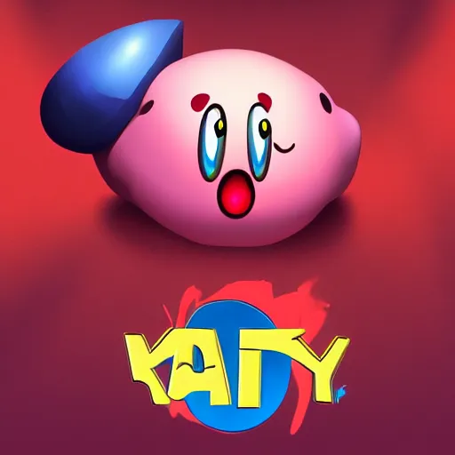 Prompt: Kirby digital painting, sharp, smooth, award winning drawing, trending on artstation, 4K, 8K HD