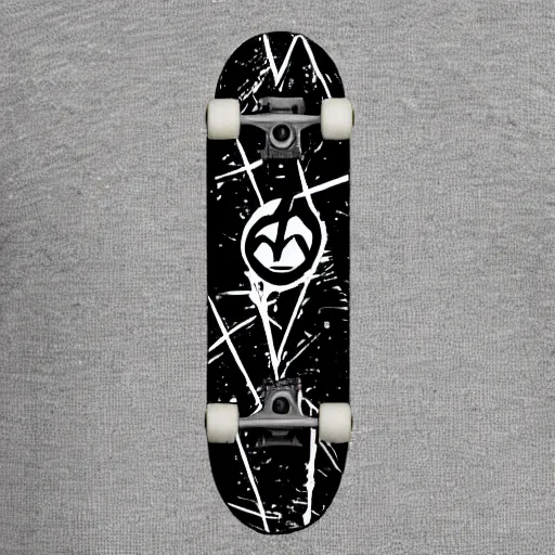 Image similar to skateboard ghost, logo