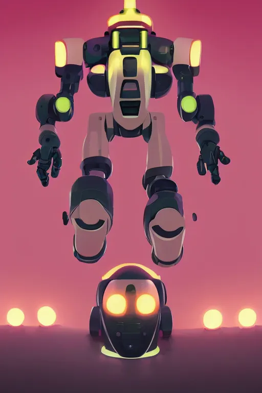 Image similar to metabots medabots medarotto medarot robot minimalist comics helmet mask neon cybereye, behance hd by jesper ejsing, by rhads, makoto shinkai and lois van baarle, ilya kuvshinov, rossdraws global illumination ray tracing hdr radiating a glowing aura