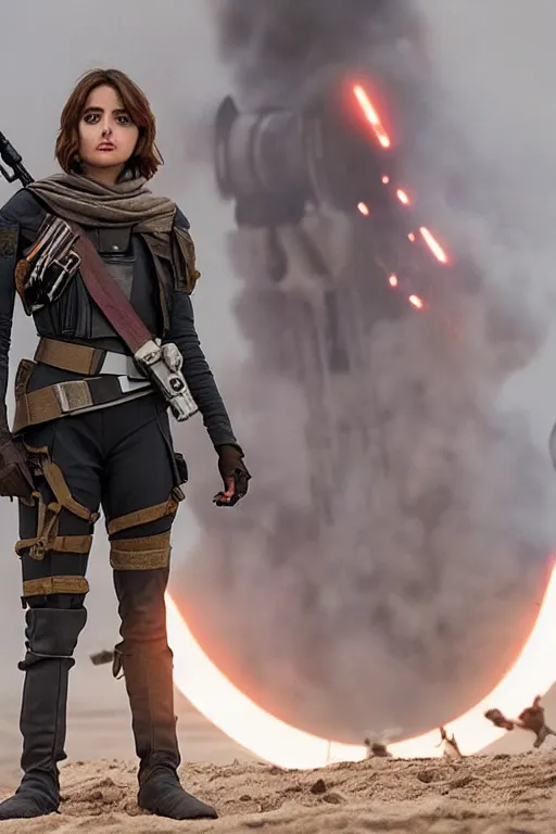 Image similar to Ana de Armas in Rogue One: A Star Wars Story (2016)