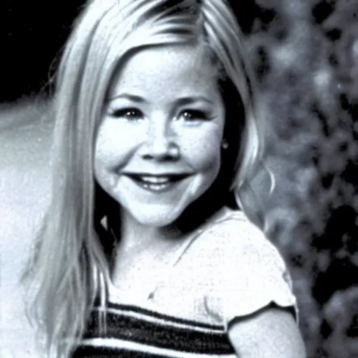 Image similar to Christina Applegate as a child