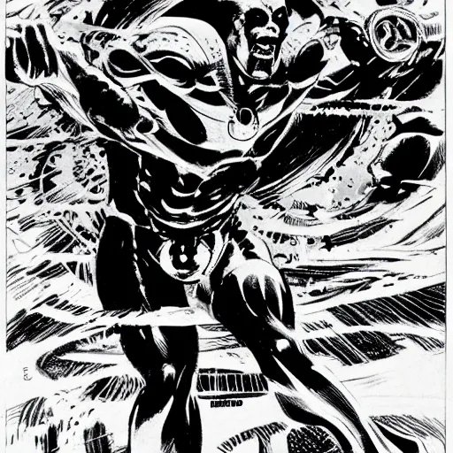 Prompt: the darkest creature by Jack Kirby