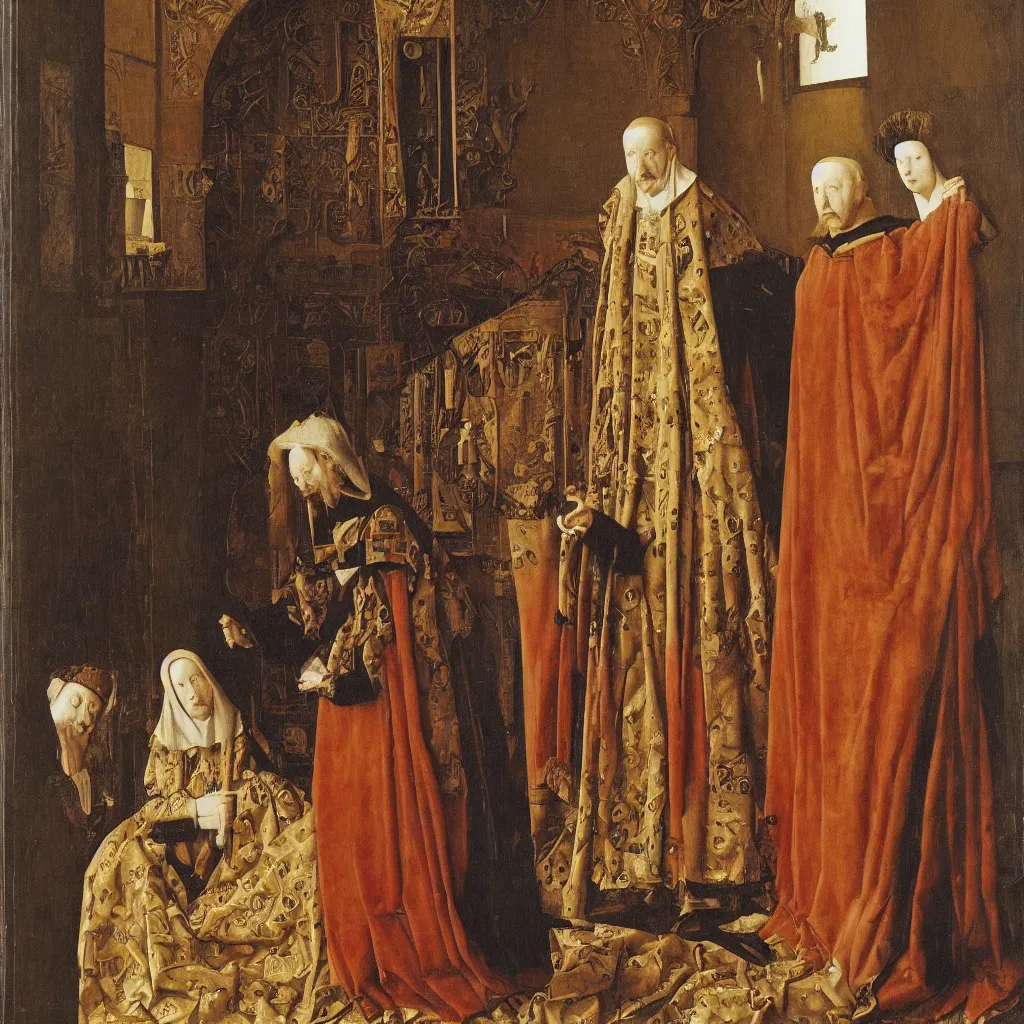 Prompt: a book. painting by jan van eyck, frank sedlacek.