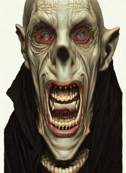 Prompt: Nosferatu in Dazed and Confused (1993), intricate, highly detailed, centered, digital painting, artstation, concept art, smooth, sharp focus, illustration, artgerm, donato giancola, Joseph Christian Leyendecker, WLOP, Artgerm