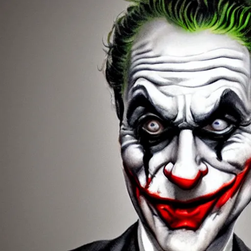 Prompt: The joker in a old Historian portrait 4K quality