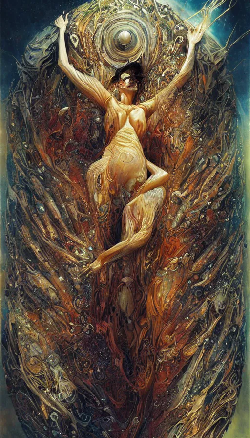 Image similar to The end of an organism, by Karol Bak, by Gainax Co,