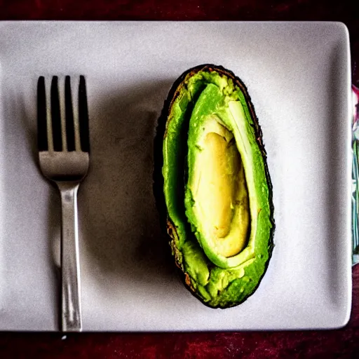 Prompt: walter white eating avocado roll, photography,