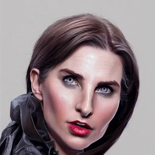 Image similar to A masterpiece portrait of a Female version of Christian Bale from American Psycho. medium shot, intricate, elegant, highly detailed. trending on artstation, digital art, by Stanley Artgerm Lau, WLOP, Rossdraws, James Jean, Andrei Riabovitchev, Marc Simonetti, Yoshitaka Amano