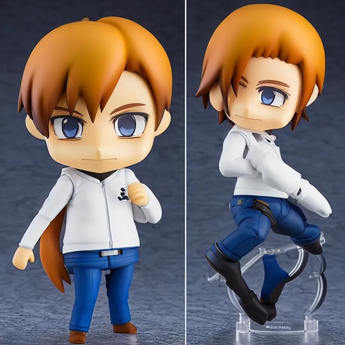 Image similar to jerma 9 8 5, an anime nendoroid of jerma 9 8 5, figurine, detailed product photo