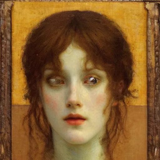 Image similar to portrait of a woman, by edgard maxence, mythological figure, divine, heavenly, beautiful, elegant, ethereal