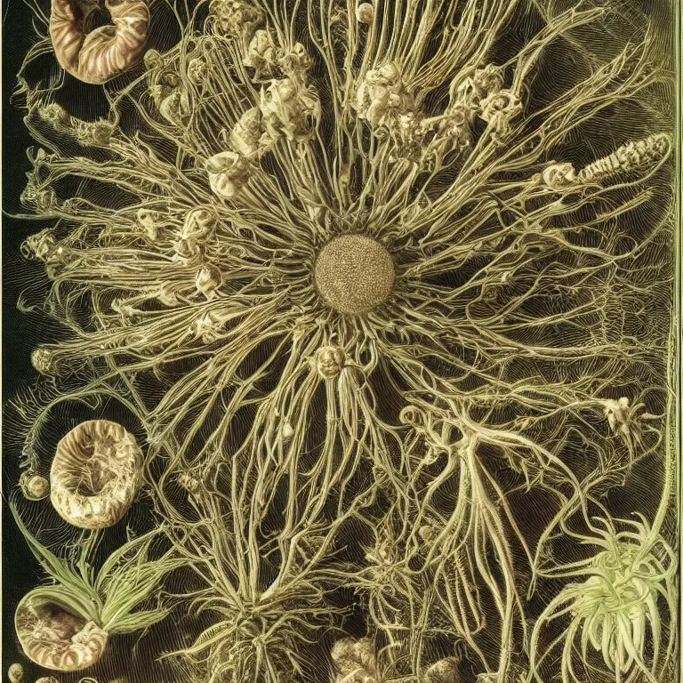 Image similar to complex plant seed, ernst haeckel, exquisite lighting, clear focus, very coherent, very detailed