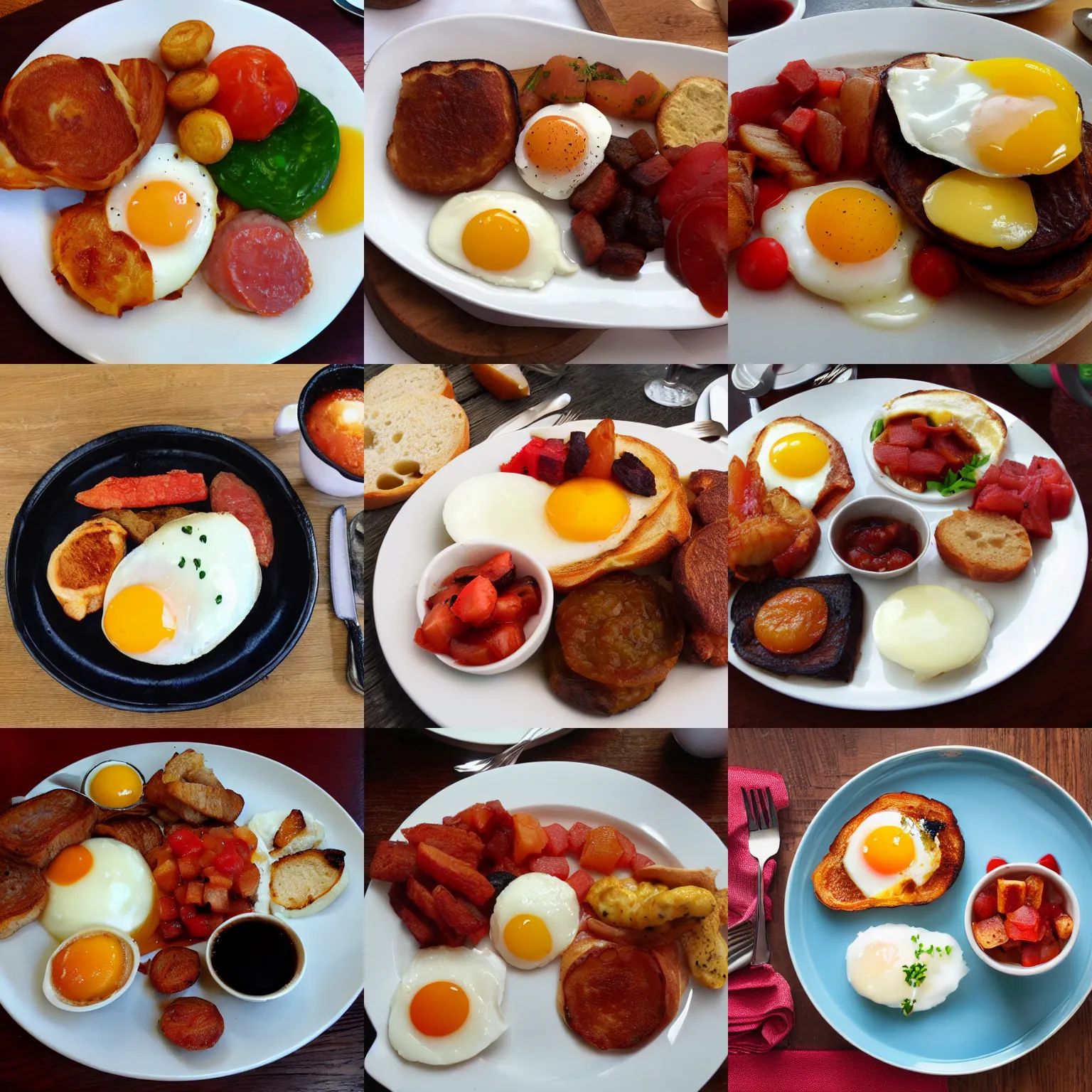 Prompt: full english breakfast