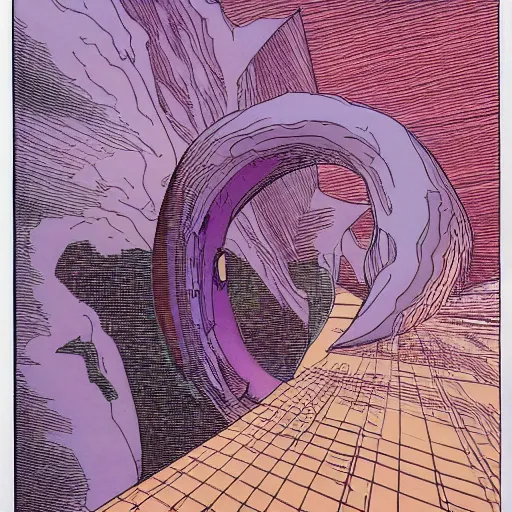 Prompt: random art by moebius