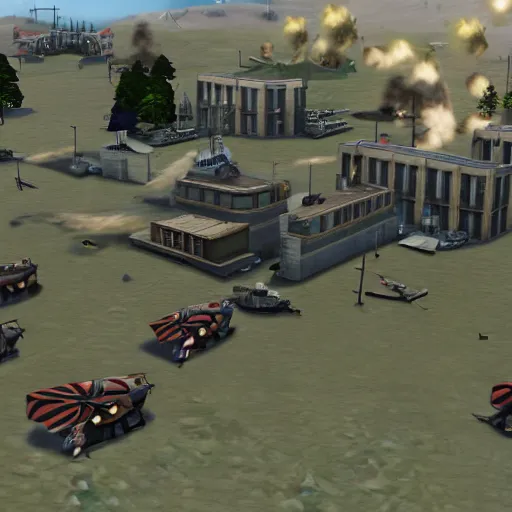 Image similar to world war ii in the style of the sims 3