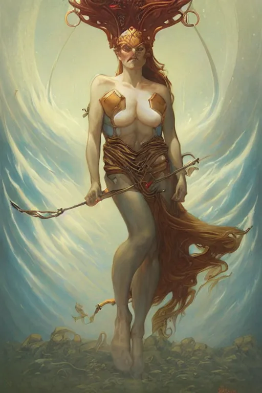 Image similar to Elden Ring Ranni by Peter Mohrbacher in the style of Gaston Bussière, art nouveau